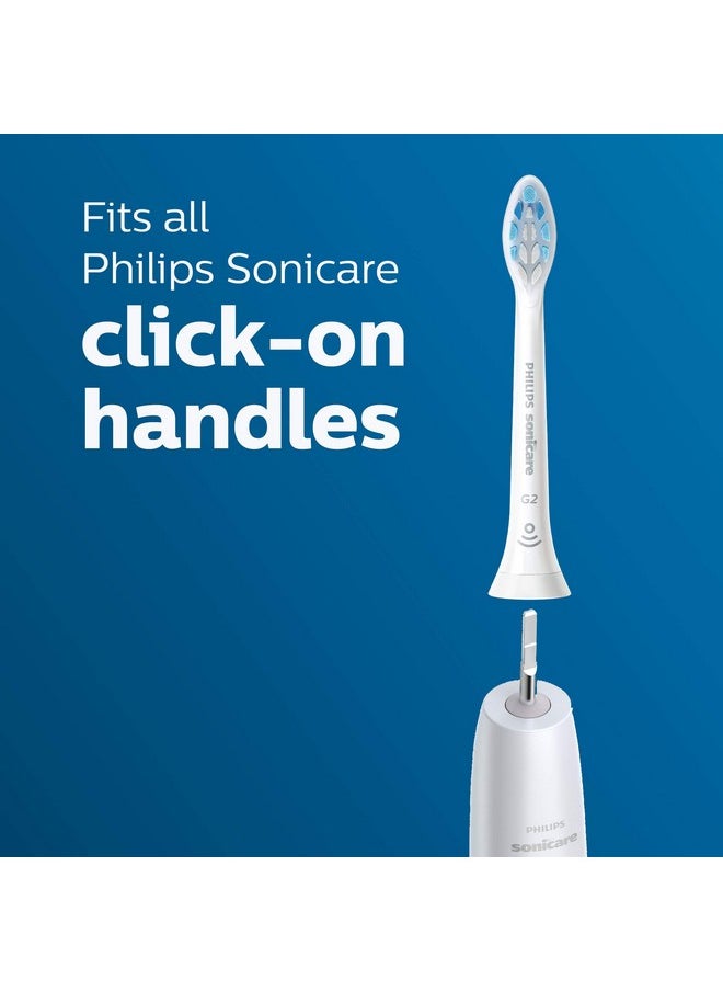 PHILIPS SONICARE - Genuine G2 Optimal Gum Care Replacement Toothbrush Heads 3 Brush Heads White Hx9033 65 - Image 1