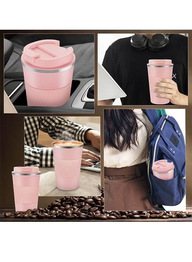 سيستار كوب القهوة السفر 510ML الفولاذ المقاوم للصدأ الفراغ الجليد والمشروبات الساخنة معزولة الكأس للمكتب المنزلي في الهواء الطلق تعمل السيارة - Image 4