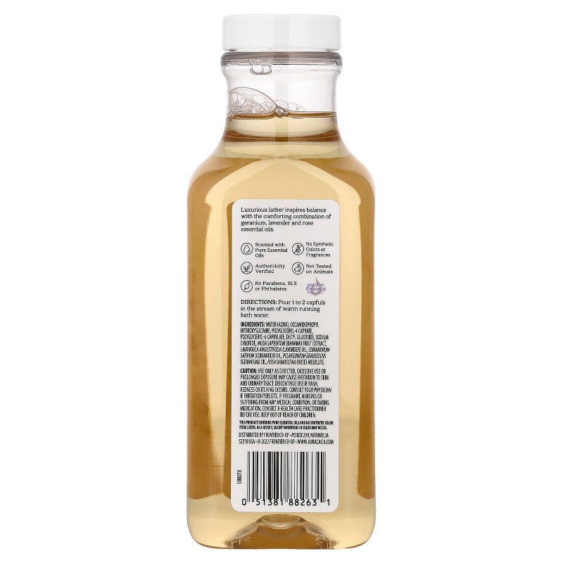 Aura Cacia Comforting Geranium Bubble Bath, 13 Ounce - Image 2