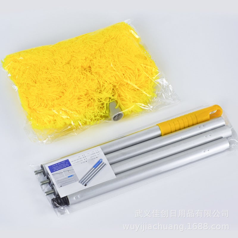Ceiling Dust Sweeping Telescopic Ring Feather Duster Sweeping Gap Wipe Ceiling Fan Household Round Cleaning Dust Duster Wholesale - Image 1