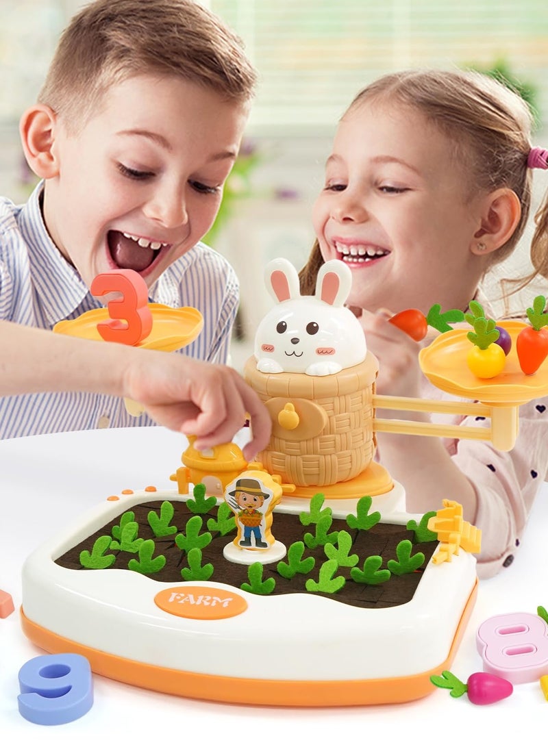 KASTWAVE Balance Math Game for Age 3-5 89 PCS Balance Counting Toys STEM Math Toy Montessori Toy Preschool Educational Toys Early Math Teaching  Fun Children's Gift Learning Balance Skill Number Toy - Image 4