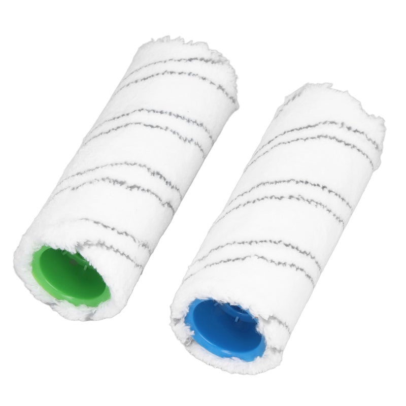 Hard Floor Cleaner Brush Roller Replacement Microfiber Washable Wet Dry Use for Karcher FC3 FC3D FC5 FC5D FC7 Gray - Image 5