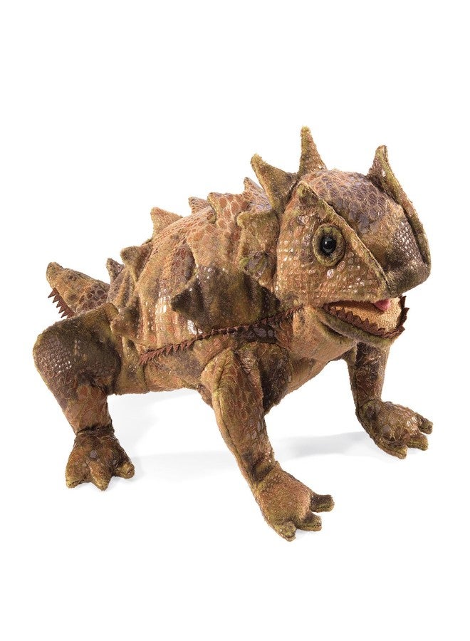 Folkmanis Horned Lizard Hand Puppet - Image 1