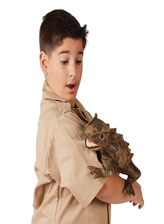 Folkmanis Horned Lizard Hand Puppet - Image 2