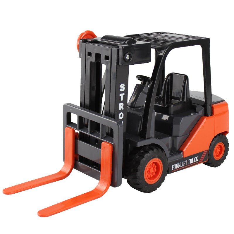 Children'S Simulation Forklift Forklift Truck Engineering Truck Manual Lifting Truck Boy Truck Model Toy Car - Image 5