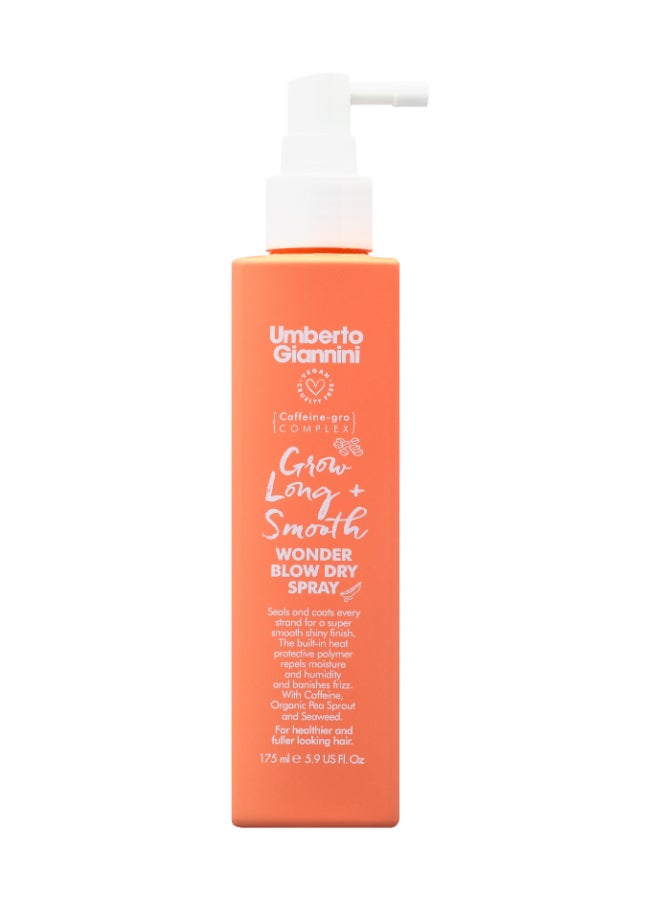 أومبيرتو جيانيني Umberto Giannini Grow Dream Long Spray 175ml – Anti-Humidity Shield for Long Hair, Heat-Activated Polymers, Wonder Blow Dry Spray for Frizz Relief 175ml - Image 1