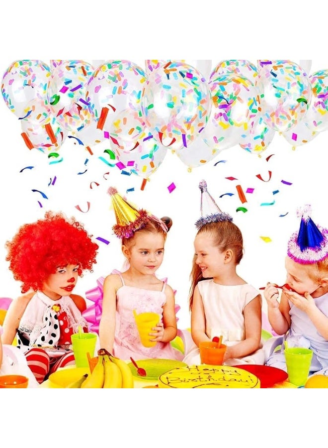 bouti1583 Party Balloon Birthday Balloons Sprinkles Confetti Balloon Pack - Ice Cream Sprinkle Balloons.(24PCS) - Image 2