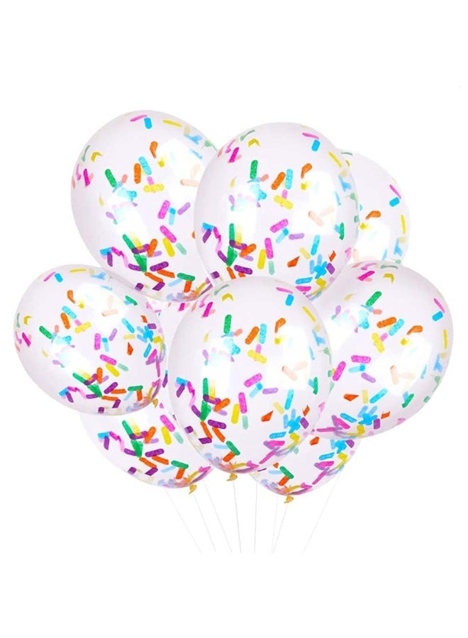 bouti1583 Party Balloon Birthday Balloons Sprinkles Confetti Balloon Pack - Ice Cream Sprinkle Balloons.(24PCS) - Image 5