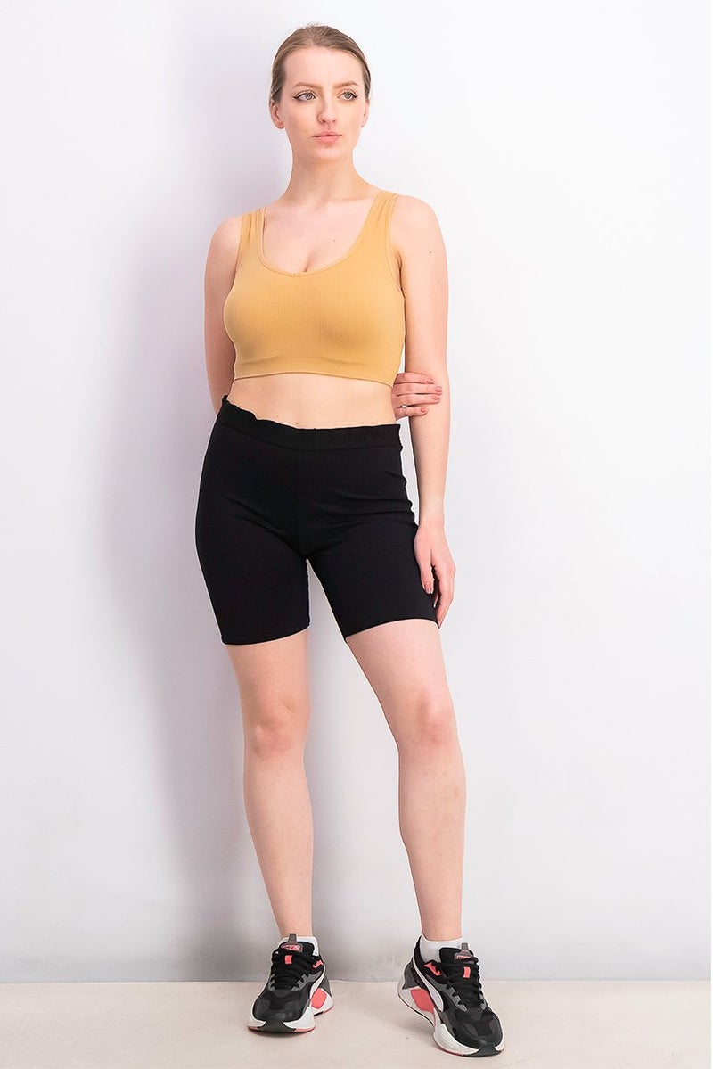 XOXO Women 2 Piece V-neck Sleeveless Textured Pattern Top, Nude - Image 2