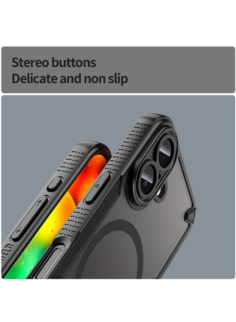 Fankalo iPhone 17 MagSafe Case Magnetic Back Cover,Anti-Yellow Shockproof Back Cover,Slim Phone Cover with Strong Magnet for Apple 17 (2025) - Image 4
