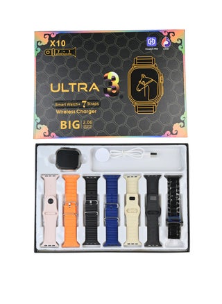 7 in 1 Ultra Smart Watch with Health Fitness Tracker Sports Watch 6 Additional Replacement Straps - pzsku/ZCB1EFA5CEB5AD5B72234Z/45/_/1723017540/a84a2800-a947-4684-a3d7-f6cb5a97d9e7