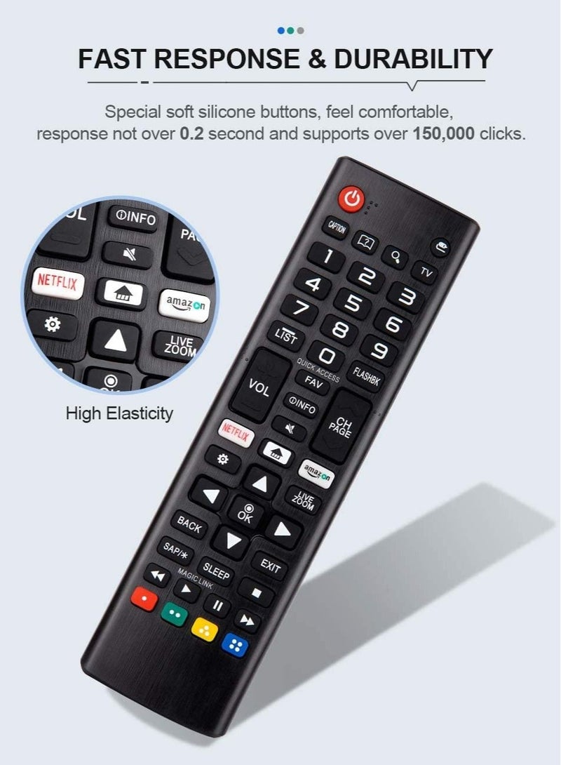 ELTRAZONE Universal Remote Control for All LG Smart TV LCD LED OLED UHD HDTV Plasma Magic 3D 4K webos TVs AKB75095307 AKB75375604 AKB75675304 AKB74915305 AKB76037601 - Image 4