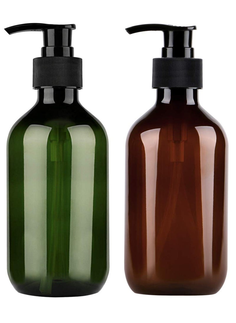Generic - 2PCS 500ml/17oz Hand Gel Dispenser Refillable Sanitizer Bottles Empty Shampoo Versatile Pump Bottle Drip-free Lotion Container Soap - Image 1