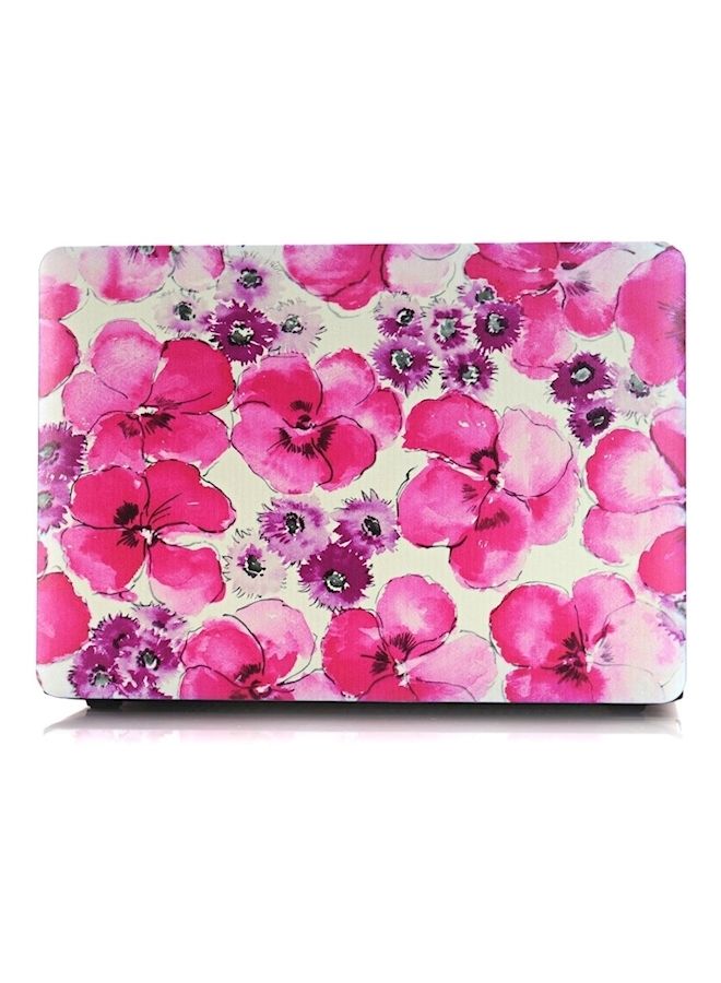 نيبمينينت غطاء حماية بنمط زهرة كولديل لجهاز أبل ماك بوك آير مقاس 11/11.6 بوصة متعدد الألوان