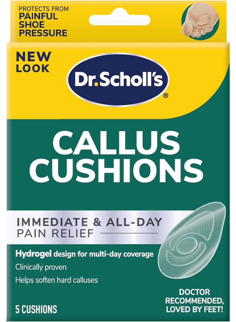 Dr. Scholl's DuraGel Callus Cushion Immediate & All Day Pain Relief 5ct - Image 1