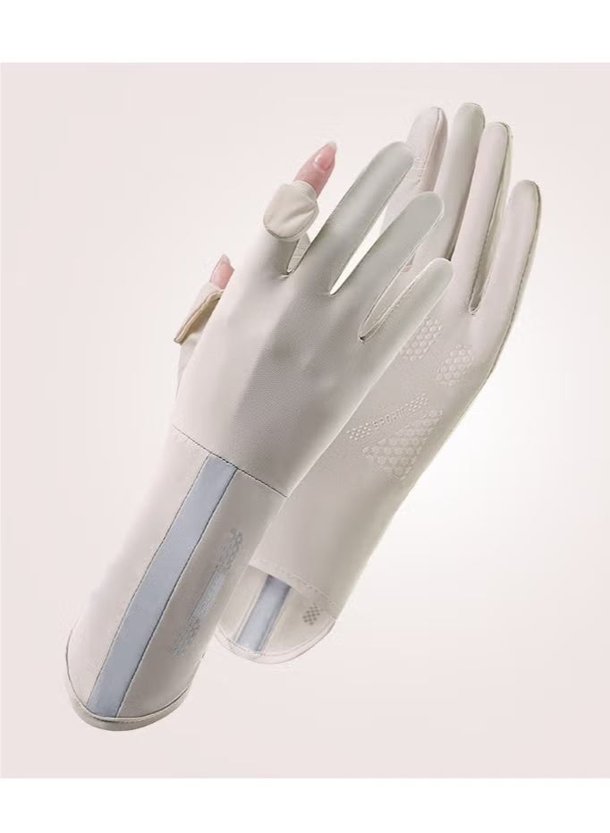 CLS Women's Gloves, Driving Gloves, Non-Slip Sun Protection Summer Uv Protection Long Gloves - Image 1