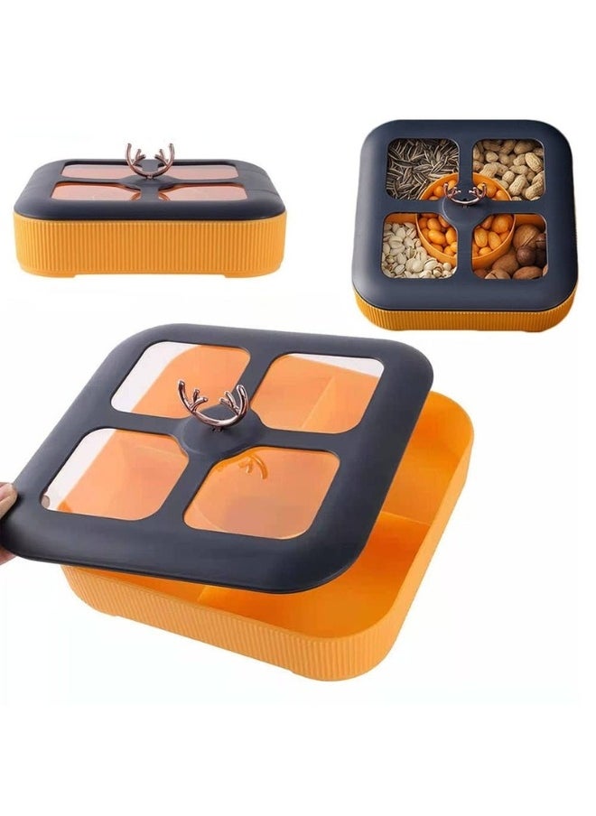 Generic - 1Pc Multipurpose Snack Storage Container Dried Fruit Box with Lid for Party - Image 1