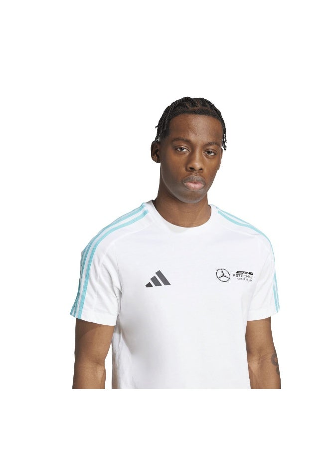 اديداس تي شيرت مير دي إن إيه أبيض رجالي - Image 1