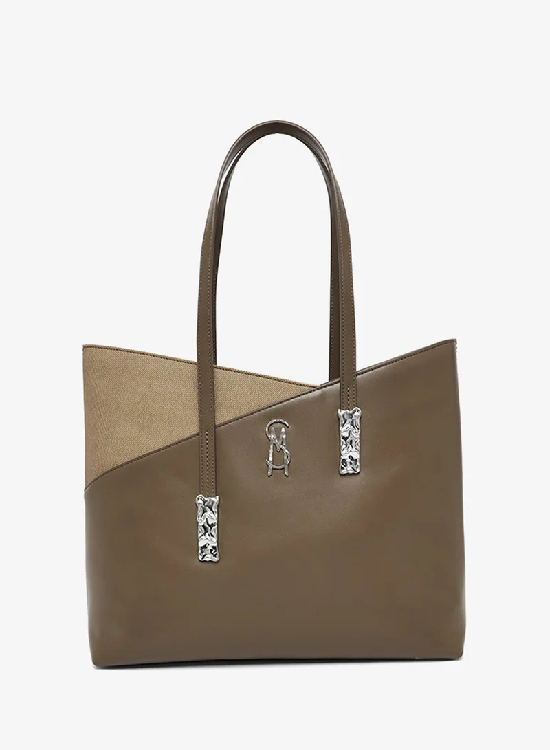STEVE MADDEN Beliott Color Block Tote Bag