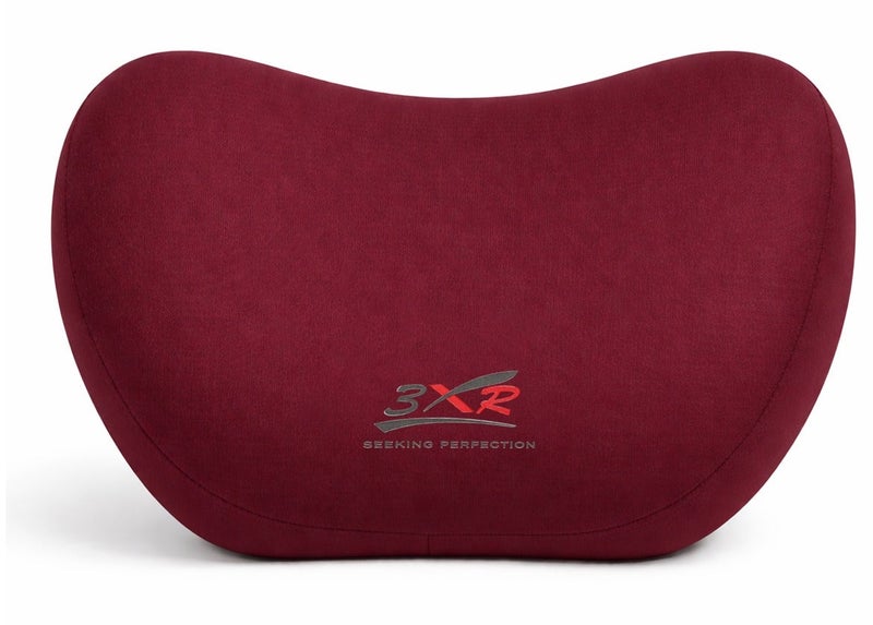 3 اكس ار وسادة دعم الرقبة للسيارة - مسند رأس من الإسفنج الذكي (Memory Foam) - وسادة دعم عنقي بتصميم مريح - قماش ناعم ومسامي - مسند رأس لمقاعد السيارات ومكاتب العمل والسفر - لتخفيف الألم ودعم القيادة - مقاس موحد (يناسب الجميع) - اللون: أسود - الموديل 5697 - Image 1