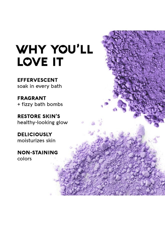 Nature's Beauty Nature's Beauty Lavender & Rosemary Bath Bomb Multi-Pack - Luxury Fizzy Spa Bath Bomb to Help Calm, Soothe + Revive Dull and Dry Skin Made with Coconut Oil & Witch Hazel, 5.5 oz (4 Pack)  - Image 4