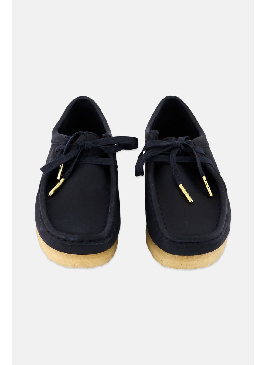 clarks Women Standard Wallabee Lace Up Casual Shoes, Navy  - Image 4