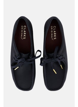 clarks Women Standard Wallabee Lace Up Casual Shoes, Navy  - Image 3