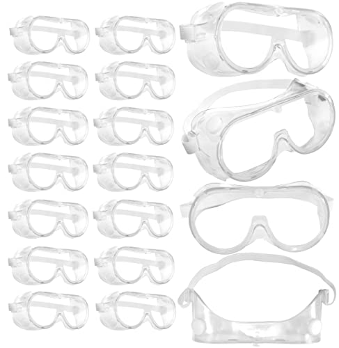 Harrier Hardware 2-Pack Safety Goggles Eye Protection - Ventilated Anti-Fog Scratch Resistant Eyewear (2) - Image 1