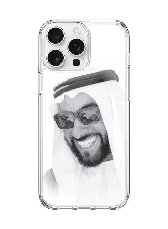 Stylizedd For iPhone 16 Pro Max Case [Compatible with MagSafe] Slim Magnetic cover Clear Phone Case - Zayed, Our Father - Image 1