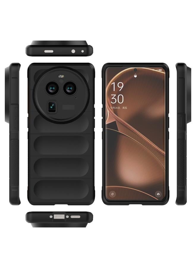 إيروريكس جراب لهاتف OPPO Find X6 Pro 5G Magic Shield TPU + جراب هاتف من الفلانيل - Image 3