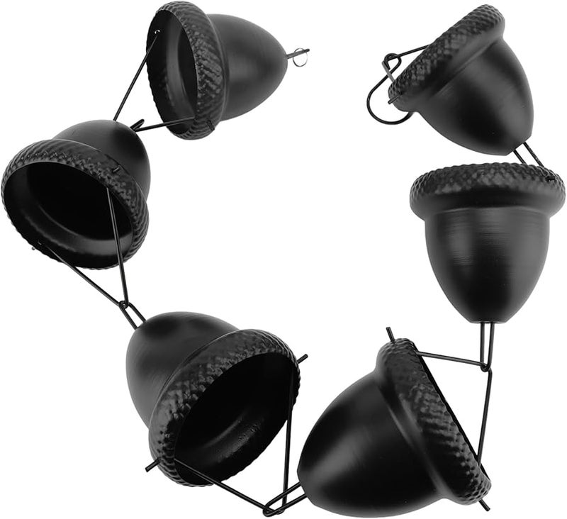 سلسلة المطر من كأس البلوط الأسود بطول 3.28 قدم كبديل زخرفي لمزراب المطر - Image 1