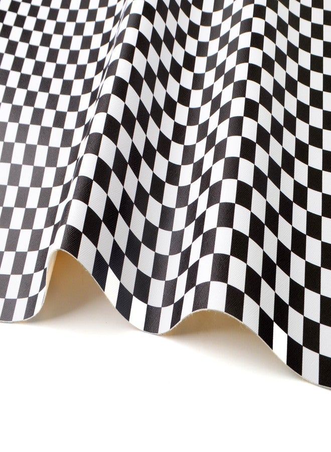 Wento Soft Faux Leather Rolls 15” x 54” Checker PU Leather Sheets Roll Very Suitable for Leather Crafts,Covers，Holster,Wallet - Image 3