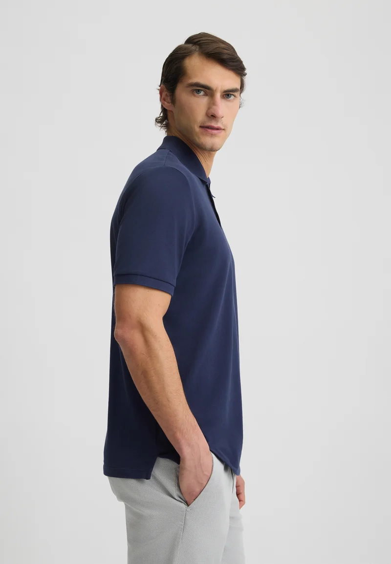 Liu Jo Blue Pique Polo Shirt