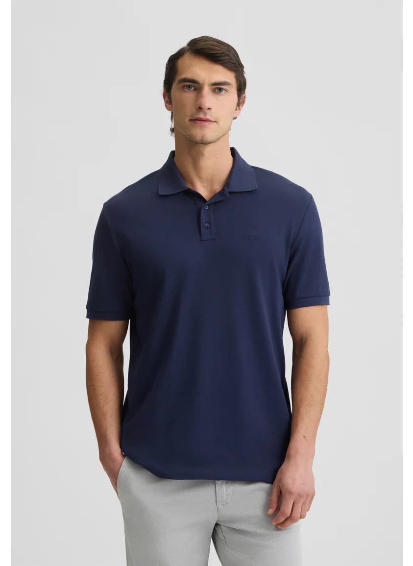 Liu Jo Blue Pique Polo Shirt