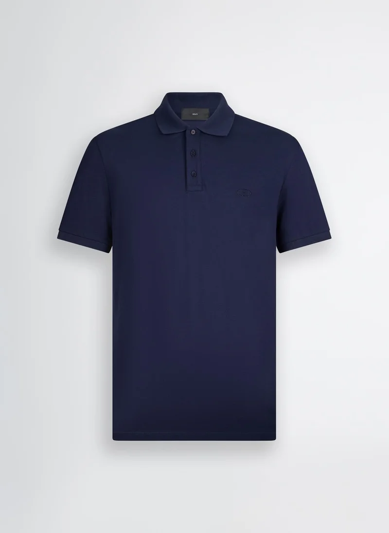 Liu Jo Blue Pique Polo Shirt