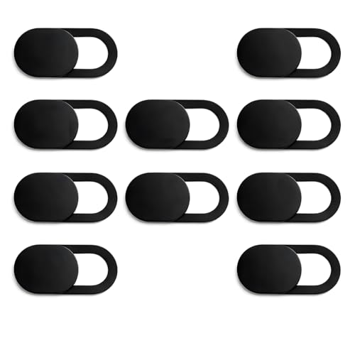 ls lapster Lapster Laptop Camera Cover Webcam Cover Slider, Ultra Thin Slide Blocker for All Laptop PC Tablet (Pack of 10 pcs) - Image 1