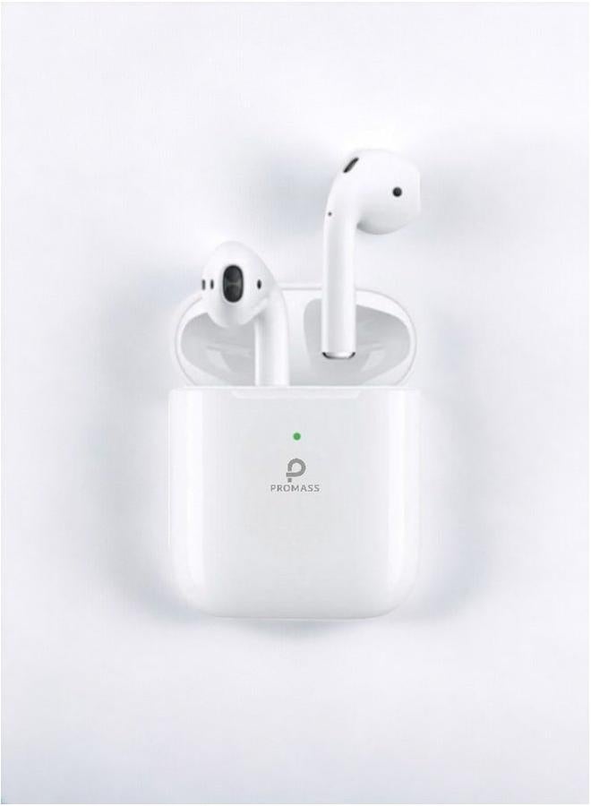 بروماس سماعة بلوتوث اصلية من بروماس الاصدار الاول سماعة بلوتوث لاسلكية تدعم الشحن اللاسلكي تتميز بصوت واضح وعزل الضوضاء تعمل على جميع الهواتف المحمولة مثل الايفون - Image 2