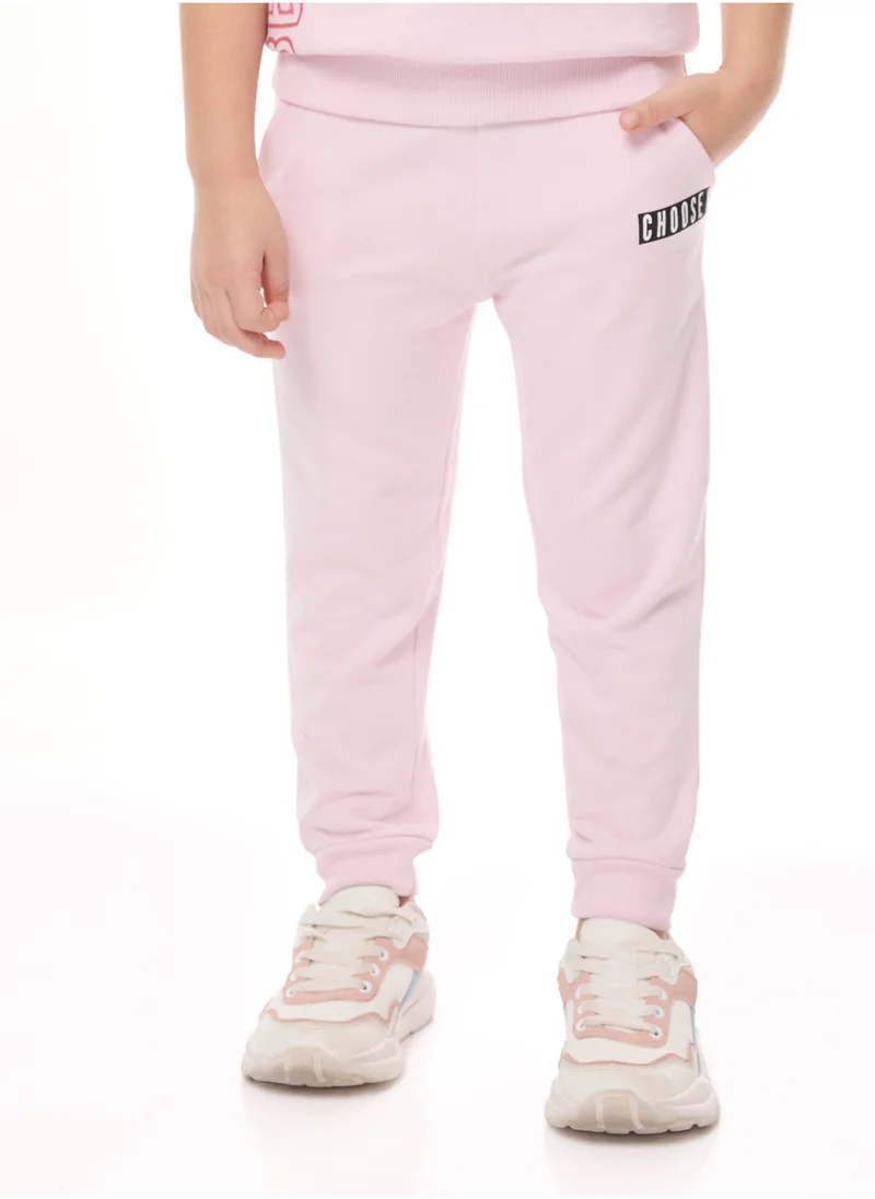victor and jane Glitter Print Sweat Top With Jogger