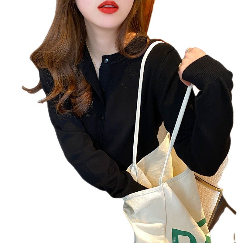 Women's Slim Fit Knit Cardigan Long Sleeve Open Front Sweater - Image 5