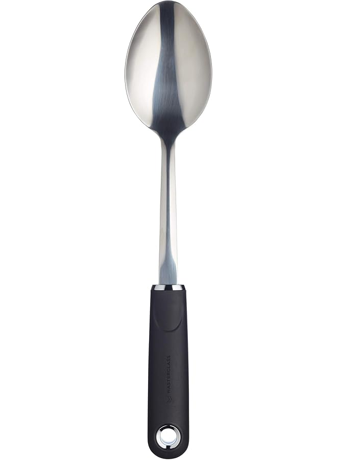 Master Craft Soft Grip Stainless Steel Cooking Spoon Carded - Image 1