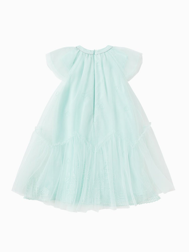 بالابالا فستان تل بتطريز للبنات - Image 2