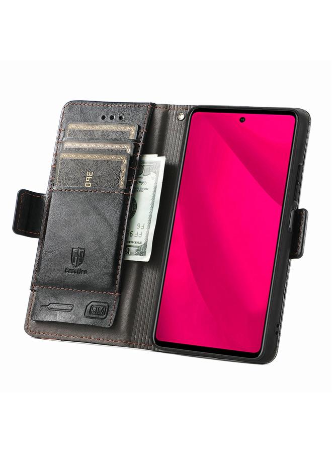 جرين تايجر جراب لهاتف Honor 400 Lite من CaseNeo Splicing، جراب هاتف جلدي مزدوج مغناطيسي - Image 3