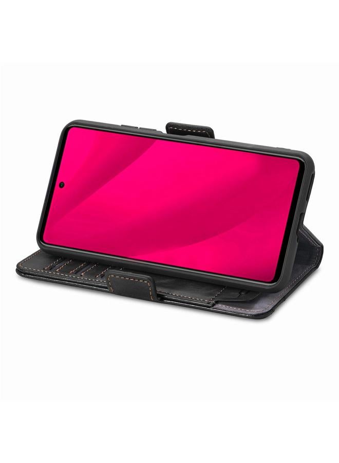 جرين تايجر جراب لهاتف Honor 400 Lite من CaseNeo Splicing، جراب هاتف جلدي مزدوج مغناطيسي - Image 4