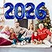 BBPOOL Navy Blue 2026 Balloons 40 Inch 2026 Number Balloon Foil New Year Balloon Numbers for New Years Eve Party Graduation Party Decoration - Image 4