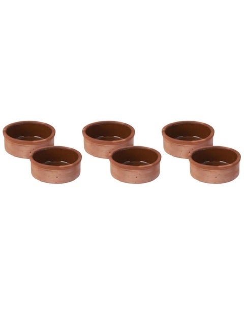 Pottery Casserole Set, 6 Pieces