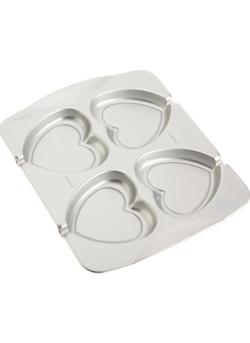 Elista - Cookie Mold Heart 4 Piece Set 29*24 cm - Image 1