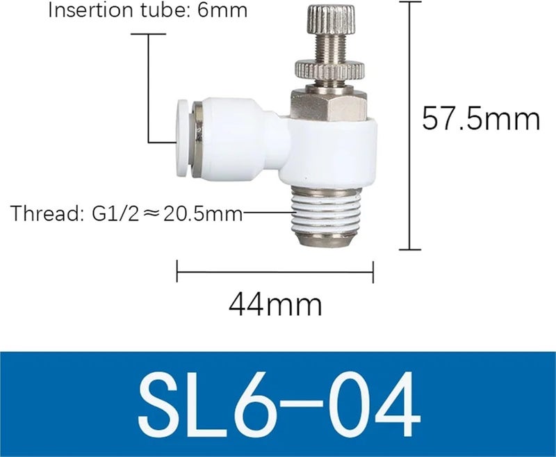 Cylinder throttle valve SL4-M5 SL4-01 SL6-01 SL8-01(SL6-04) - Image 2