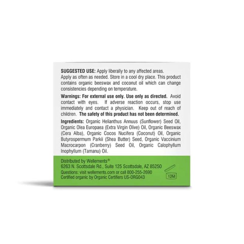 Wellements Organic All Purpose Balm for Babies and Kids Gentle and Soothing All Over Ointment for Dry Chafed and Sensitive Skin Free From Petroleum Parabens and Fragrances 18 Fl Oz - Image 2