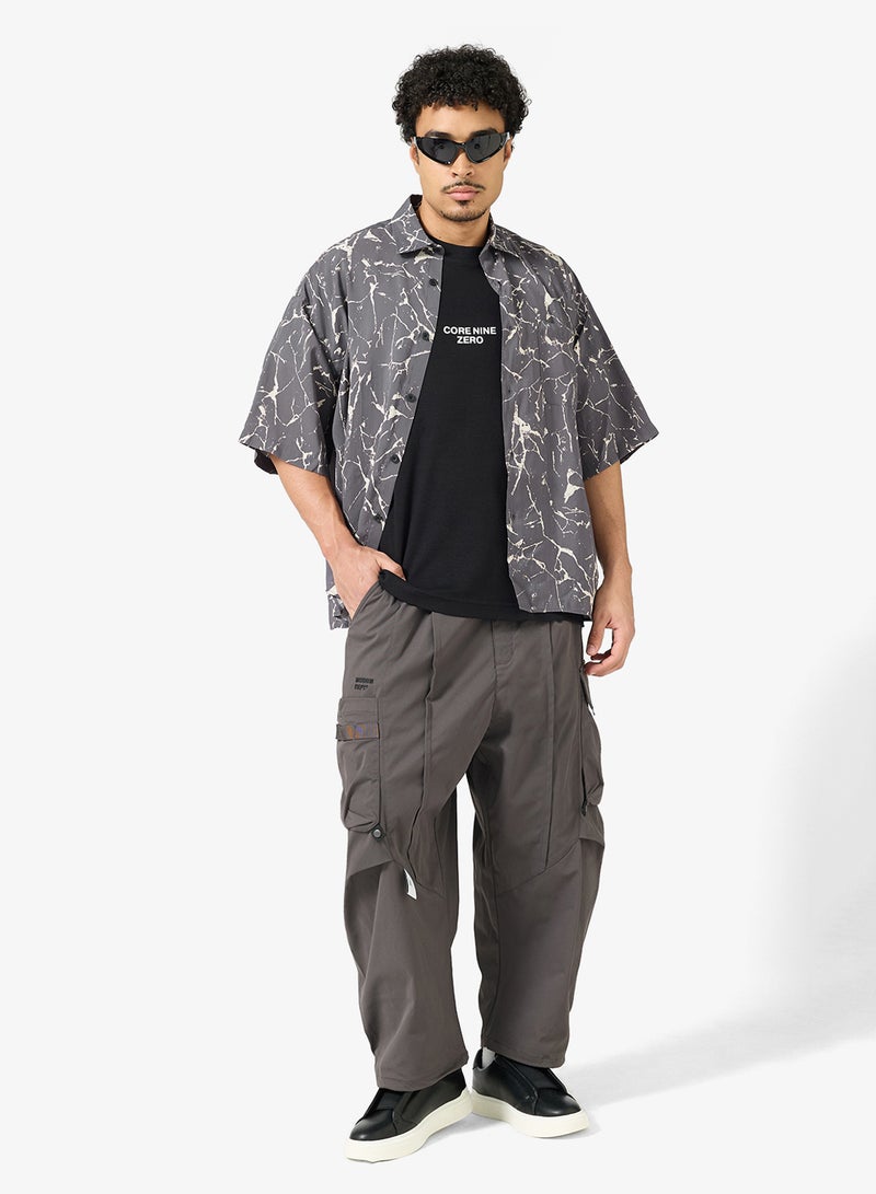 جاك اند جونز قميص بأكمام قصيرة بقصة واسعة - Image 4