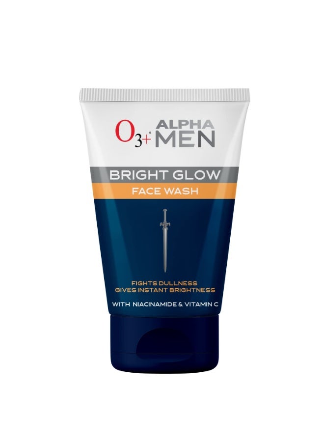 O3+ ALPHA MEN Acno D-TAN Face Wash 50ml with Hyaluronic & Mint & O3+ ALPHA MEN Bright Glow Face Wash 50g Combo - Image 2